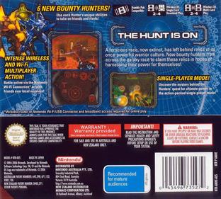 Metroid Prime: Hunters - Box - Back Image