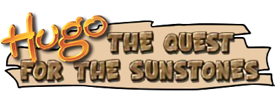 Hugo: The Quest for the Sunstones - Clear Logo Image