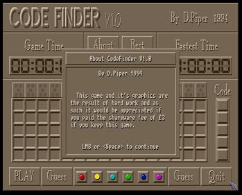 Code Finder - Screenshot - Game Title Image