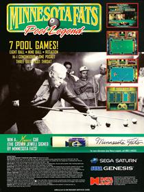 Minnesota Fats: Pool Legend - Advertisement Flyer - Front Image