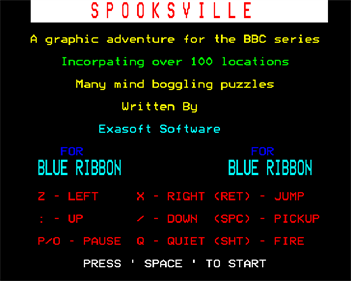 Spooksville - Screenshot - Game Title Image