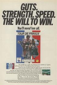 Tour de France (Activision) - Advertisement Flyer - Front Image