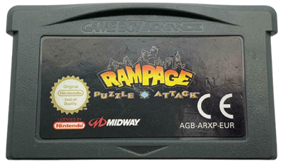 Rampage Puzzle Attack - Cart - Front Image