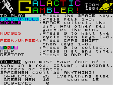 Galactic Gambler - Screenshot - Game Title Image