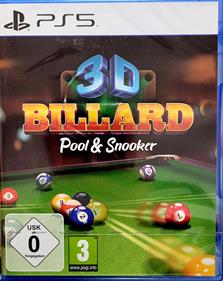 3D Billiards: Pool & Snooker Remastered - Box - Front Image