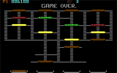 Burger Chase - Screenshot - Game Over Image