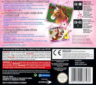 Pony Friends 2 - Box - Back Image