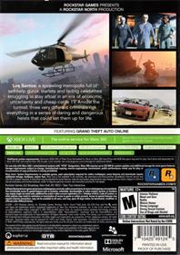 Grand Theft Auto V - Box - Back Image