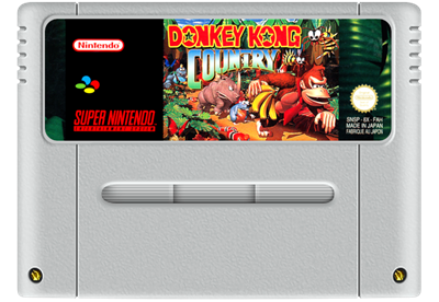 Donkey Kong Country - Fanart - Cart - Front Image
