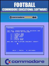 Football (Commodore Educational Software) - Fanart - Box - Front Image