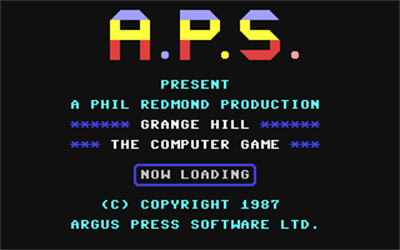 Grange Hill: The Computer Game - Screenshot - Game Title Image