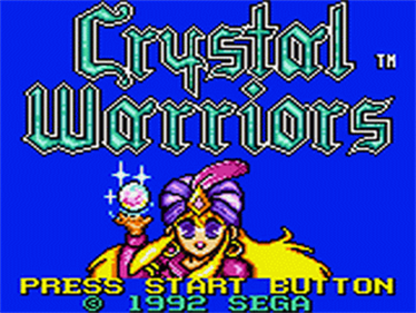 Crystal Warriors - Screenshot - Game Title Image