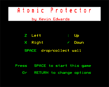 Atomic Protector - Screenshot - Game Select Image