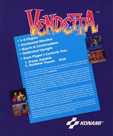 Vendetta - Advertisement Flyer - Back Image