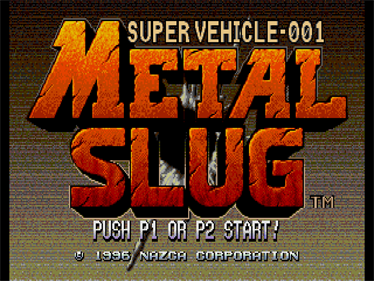 Metal Slug: Super Vehicle-001 - Screenshot - Game Title Image