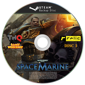 Warhammer 40,000: Space Marine - Disc Image