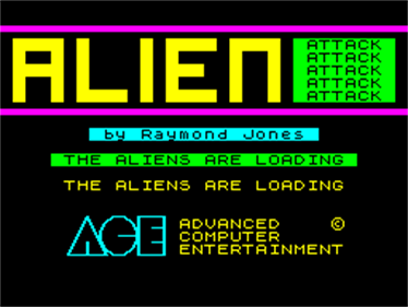 Alien Attack  - Screenshot - Game Title Image