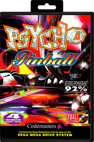 Psycho Pinball - Box - Front - Reconstructed Image