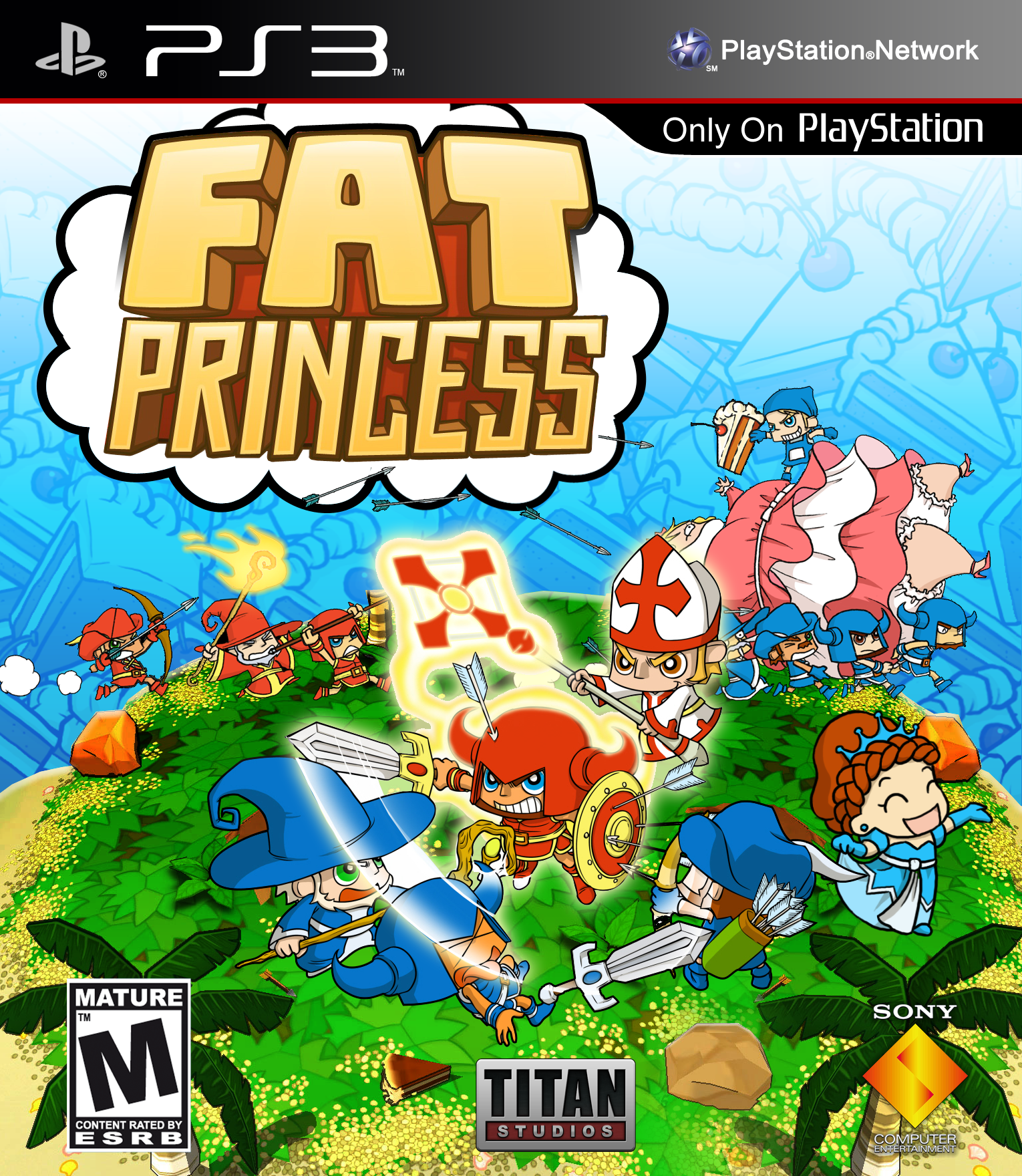 fat princess ps3 title id