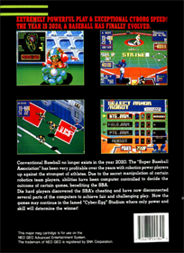 Super Baseball 2020 - Box - Back Image