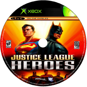 Justice League Heroes - Disc Image