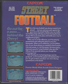 Street Football - Box - Back Image