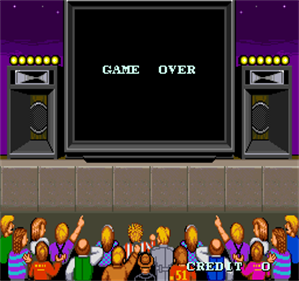 WWF Superstars - Screenshot - Game Over Image