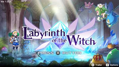 Labyrinth of the Witch - Screenshot - Game Title Image