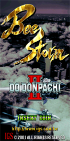 DoDonPachi II: Bee Storm - Screenshot - Game Title Image