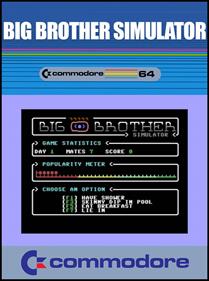 Big Brother Simulator - Fanart - Box - Front Image