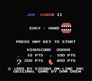 Jawbreaker II - Screenshot - Game Title Image