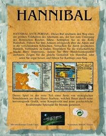 Hannibal - Box - Back Image