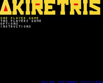 Akiretris - Screenshot - Game Title Image