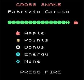 Cross Snake - Screenshot - Game Title Image