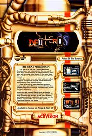 Deuteros: The Next Millennium - Advertisement Flyer - Front Image