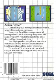 Action Fighter - Box - Back Image