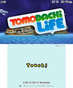 Tomodachi Life - Screenshot - Game Title Image