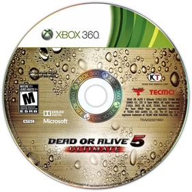 Dead or Alive 5 Ultimate - Disc Image