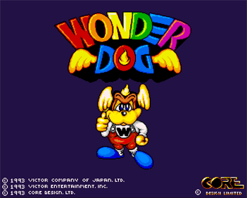 Wonder Dog - Screenshot - Game Title Image