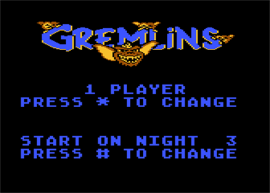 Gremlins - Screenshot - Game Title Image