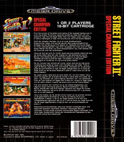 Street Fighter II': Special Champion Edition - Box - Back - Reconstructed Image