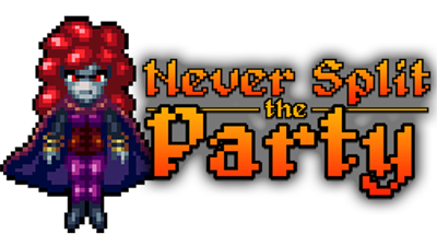 Never Split the Party - Clear Logo Image