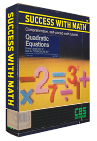 Success with Math: Quadratic Equations - Box - 3D Image