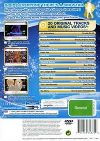 SingStar: Singalong with Disney - Box - Back Image