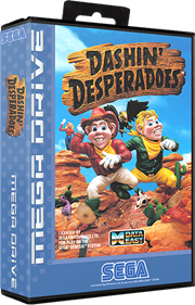 Dashin' Desperadoes - Box - 3D Image