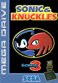 Sonic & Knuckles / Sonic the Hedgehog 3 - Box - Front - Reconstructed Image