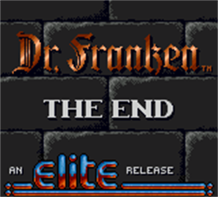 Dr. Franken - Screenshot - Game Over Image