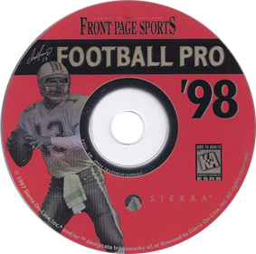 Front Page Sports: Football Pro '98 - Disc Image