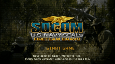 SOCOM: U.S. Navy SEALs: Fireteam Bravo - Screenshot - Game Title Image
