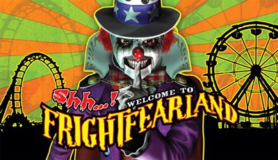 Shh...! Welcome to Frightfearland - Arcade - Marquee Image